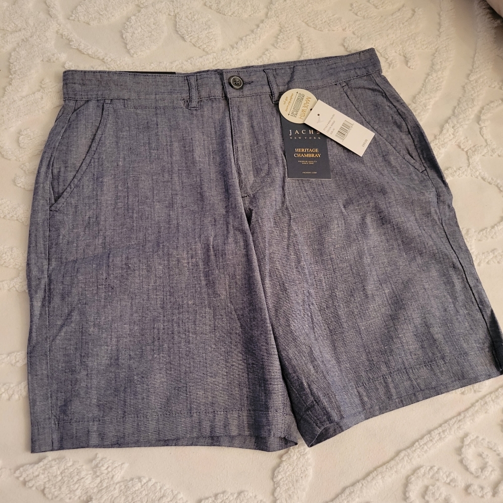 Mens Dress Shorts Jach's Blue Size 30 NWT